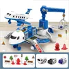 Diecast Model Vervorming Muziek Simulatie Track Inertie Speelgoed Vliegtuigen Grote Maat Passagiersvliegtuig Kids Airliner Auto voor Kinderen Gift 230605