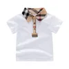 Gesplitste jongens poloshirts katoen peuter baby tops tees zomer kinderkleding 2-6 jaar