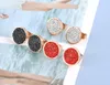 Stud Earrings Rose Gold Color Stainless Steel 3 Colors Clay Crystals Wedding For Girls Women Boucle D'oreille JE18037