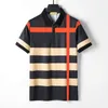 BBY Classic Men Polo Designer Shirt Burb Summer Burb Mężczyzn Koszulki Luksusowa marka koszulka Polo Busines