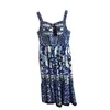 Nadruk w stylu vintage kobiety Sling sukienki projektant letnie spódnice na co dzień sukienka na wakacje ubrania damskie