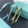 Designer volledige diamanten armband met roségouden ketting voor damesarmbanden minimalistische sfeervolle sieraden