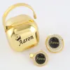 Baby tänder leksaker alla namn personaliserade guld bling pacifier kedja clip pacifier box set bpa gratis dummy spen lyxen pacifier fodral baby shower gåva 230606