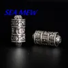 Kristal 50 STKS 7,5 mm * 15 mm Vintage Metaallegering Antiek Zilver Kleur Spacer Kralen Cilinder Kralen Nepal Kralen Voor Sieraden Maken