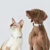 Halsbanden 2022 Smart Pet Tracker-kraag Waterdichte verstelbare Bluetooth-bediening voor kat Hond Slaap Sportactiviteit Detectiehalsband