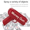 Juegos novedosos Money Shooter Guns Toy Electric Funny Banknote Guns Toys Money Bill Dispenser Cash Spray Cannon Toy Party Supplies 230606