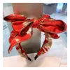 Wholesale Fashion Trend Women's Headband Leopard print hair band with multi-layer bow fairy series hair band accessories