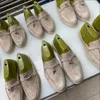 مصمم فاخر LP Suede Laiders Brand Beach Summer Walk إيطالي النعال النسائي أحذية مسطحة 2023 Slippers Sandals Slides Slides Shoe