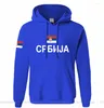 Sweats à capuche pour hommes serbie Serbes serbes hommes sweat Hip Hop Streetwear vêtements haut de sport survêtement Nation 2023 SRB Srbija