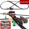 Electric RC Car Electric Train Children's Toys Retro Set Creative Decor Model Party Gifts Christmas 230607