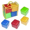 Novità Giochi Fai da te Istruzione Dadi Fazzoletti tascabili in PVC Cubo Interazione genitore-figlio Po Pocket Schiuma Blocchi impilabili Aiuto didattico per bambini 230606