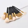 11Pcsset Makeup Brush Kits Eyelash Eyeshadow Concealer Foundation Powder Blush Brush Cosmetics Blending Makeup Brushes Tool