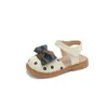 Sandales Bébé Fille Sandales Enfants En Cuir Chaussures D'été Toe-couvert Petits Enfants Toddlers Sandales De Plage Points Avec Noeud Papillon Princesse Mignon 230606