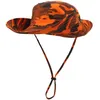 Sombreros de ala ancha Outfly Camuflaje Sombrero de vaquero Protección Boonie al aire libre Cubo táctico para hombres R230607