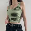 Tanks Summer Sexy Tshirts Women Corset Baby Tee Crop Top Mall Goth Eesthetic Y2K Streetwear Accessories Vintage Blue Cyber ​​Bustier