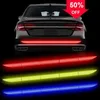 Car 5 Pcs Car Rear Trunk Reflective Stickers Night Car Safety Driving Reflector Warning Mark Auto Body Waterproof Decal 90cm