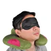 Black Eyeshade Coft Cover Cover Cover Sleep Travel Soft Polyester Breatable Mask Conference Mask SZ43