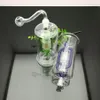 Smoking Pipes bongs Manufacture Hand-blown hookah Colorful multi cycle filtered glass water pipe