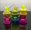 Smoking Pipes bongs Manufacture Hand-blown hookah Multiple colored shaped glass water pipe kettles with ultra quiet sound