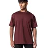 lu Outdoor T-shirt de sport pour hommes Couleur unie à manches courtes Respirant Sweat Top Chemises Élastique Été