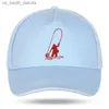 Nouveaux hommes femmes mode pêche à la mouche pêcheur truite poisson drôle casquettes de baseball pour Hip Hop coton casquette de camionneur os papa chapeaux L230523