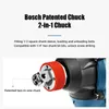 Sleutels Bosch Cordless Impact Driver / Wrench GDX 180LI Tournevis électrique Tirderie électrique Impact Céle 18V Tool (Metal nu)