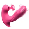 Clitoris G-spot Vibromasseur Silencieux et Fort avec 10 Modes de Vibration 5 Pulsation 3-1 Sex Toy