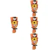 Decorative Flowers 4pcs Graduation Flower Bear Bouquet Sunflower Decoration