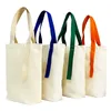 5pcs Sacolas de Compras Faça Você Mesmo Tela Branca em Branco Grande Capacidade Design Vertical Bolsa Individual