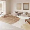 Carpet Cashmere Brown Carpet Home Decoration Living Room Area Rug Large Washable Lounge Carpets Non-slip Bedroom Bedside Rugs R230607