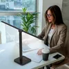 Lampes de table LED Double tête lampe de bureau bras oscillant Piano luminosité réglable température de couleur pour la maison