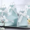 50 pièces / lot Boîte à bonbons en papier de mariage avec cette bague Boîtes de faveur élégantes pour les boîtes-cadeaux d'invités de mariage et de fête288K