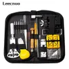 Leecnuo 148 16 Pcs Watch Repair Tool Kit Metal Adjustment Set Band Case Opener Link Spring Bar Remover Watchmaker Tools Watch1269D