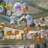 Ballons gonflables de miroir de boule de miroir gonflable de PVC de 0.8/1.0/1.5/2m pour la décoration de partie/exposition/commerciale/publicitaire