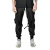 Pantaloni da uomo Uomo Casual Allenamento con coulisse Running Joggers atletici con tasche con cerniera Abbigliamento cargo maschile estivo