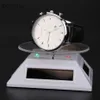 Relógio Relógio Peças Acessórios 3 Cores LED Solar Light Showcase 360 Turntable Watch Rotating Display Stand Tools197m