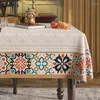 Tovaglia Stile Marocco El Decor Tovaglia Copertura in morbida pelle Tela cerata Stuoia impermeabile Banchetto per feste Cedimenti