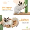 Cat Furniture Scratchers Adjustable 239275cm Height Cactus Tree Scratching Post Scratcher Tall Climbing Kittens Jumping Frames Toy 230606