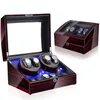 Watch Boxes & Cases Light Led Automatic Orbit Mabuchi Luxury Engine Winder Box Rotating May Contain Four Hanical Clos And 6 Quartz2676