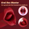 Tunga slickande sugande vibrator för kvinnor bröstvårtan klitstimulator vibrerande ägg dildo vibratorer klitoris sucker sex leksak