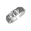 European and American fashion new dragon-shaped retro punk owl exaggerated ring temperament wild ring