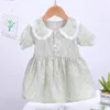 Meisje Jurken DIIMUU Baby Meisjes Kleding Peuter Kinderen Casual Leuke Baby Korte Mouw Tops Zomer Mode Kinderen Draagt