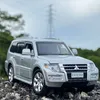 Diecast Model 1 32 Pajero SUV Eloy Car Toy Vehicle Metal Collection Sound and Light Simulation Kids Gift 230605