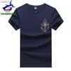 Tace Shark Letter Anchor Print Tirt 2022 Summer Fashion Thirts Clothing Mens Cutton Cotton Solid Tshirts L230520