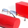 zonnebrillen heren Designer zonnebrillen zonnebrillen voor dames Vintage metalen carti bril Goggle senior brillen brillen met doos size59 16 142