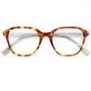 Solglasögon Frames A016 Brand Designer -glasögon Optiska acetatkantiga glasögon för kvinnors glasögonglasögon rammodestilar
