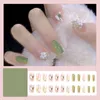 False Nails Manicure Diy Full Cover Press On Short T-Shape French Square Head Fake