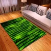 Teppich Teppich für Wohnzimmer 3D-Bambus bedruckte Eingangstürmatte Rutschfester großer Schlafzimmer-Esszimmer-Balkon-Teppich R230607