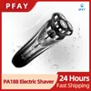 Shavers PFAY PA188 3D Electric Shaver Razor For Men IPX7 Waterproof Men's Beard Timmer Wet & Dry Dual Use LCD Face Beard Shaving Machine