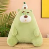 New Fruit Bear Plush Doll Cute Strawberry Bear Large Throw Pillow Grab Machine Doll Birthday Gift Wholesale